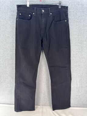 Levi Strauss Men's sz 32x32 Black 559 Mid Rise Cotton Stretch Straight Leg